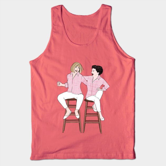 Happy Days! Tank Top by Illustrating Diva 